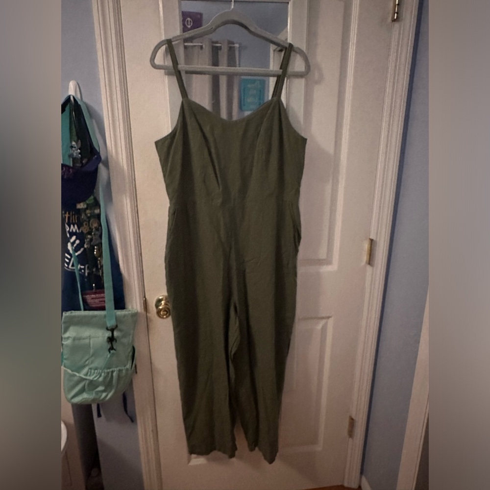 Old Navy Sage Green Jumpsuit
